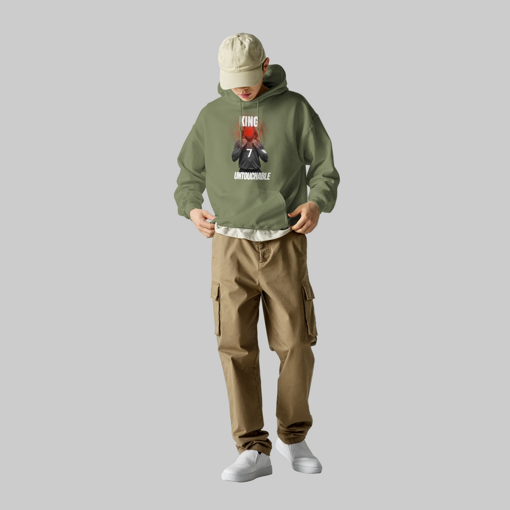 Eric Cantona Tribute Hoodie - Celebrate the Legend with the BANNED. THEN UNTOUCHABLE Eric Cantona Tribute Shirt