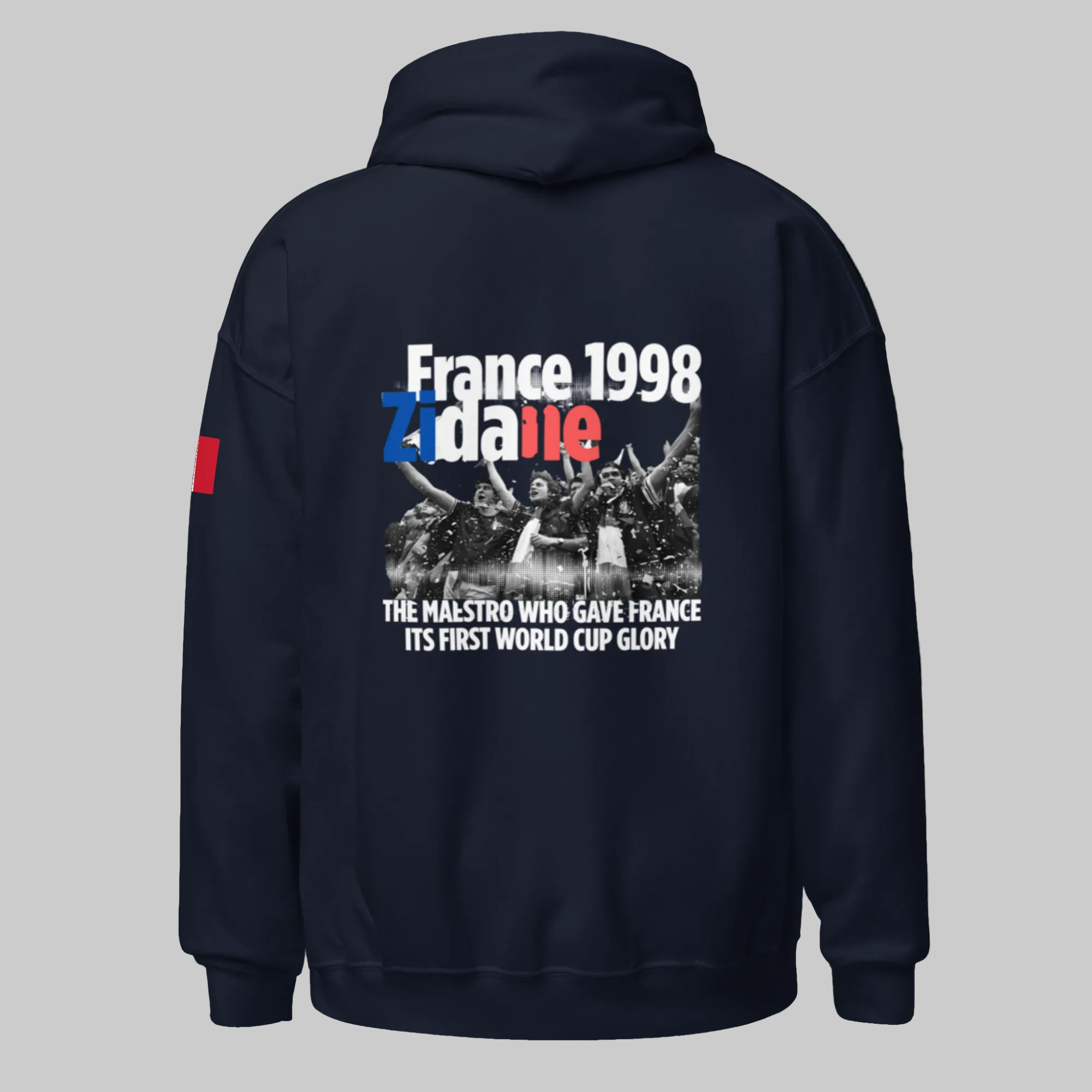 FRANCE 1998 Zidane Tribute Hoodie - Celebrate Football History