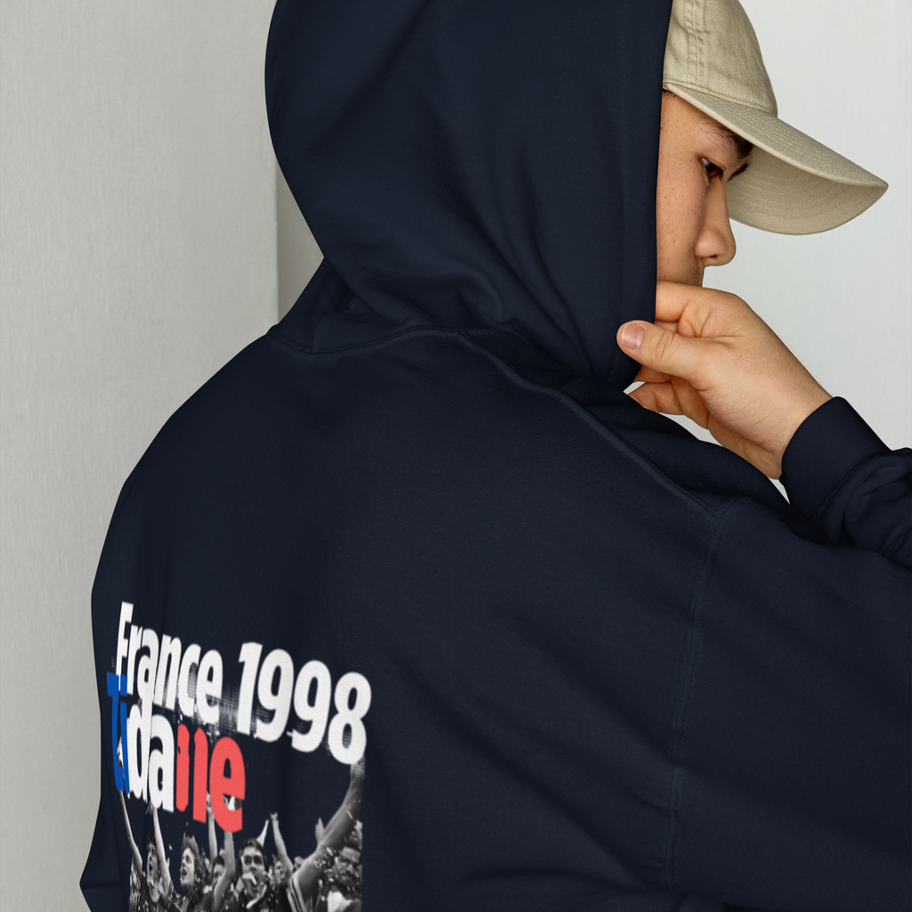 FRANCE 1998 Zidane Tribute Hoodie - Celebrate Football History