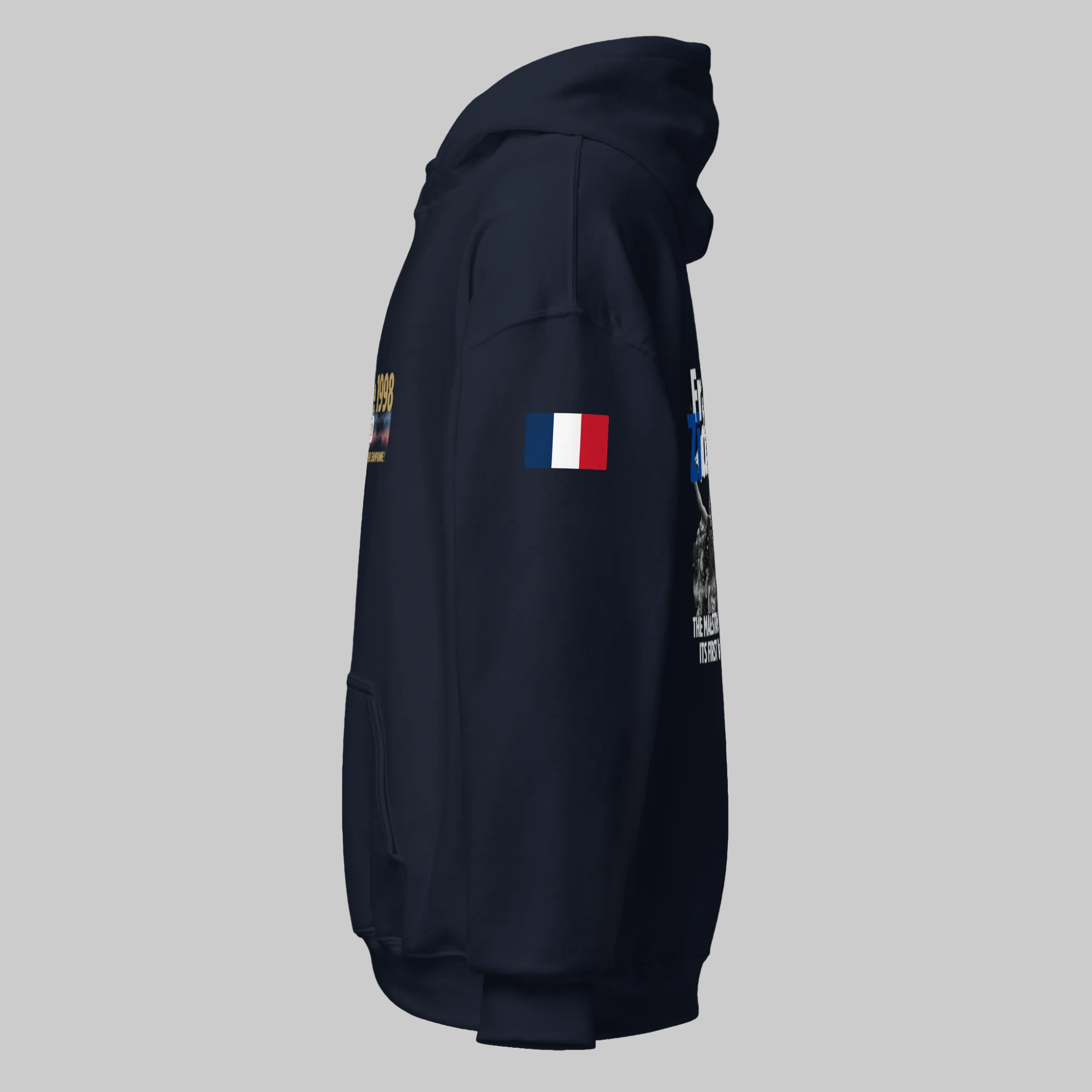FRANCE 1998 Zidane Tribute Hoodie - Celebrate Football History