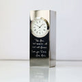 Vintage Standing Clock Handwriting Engraving