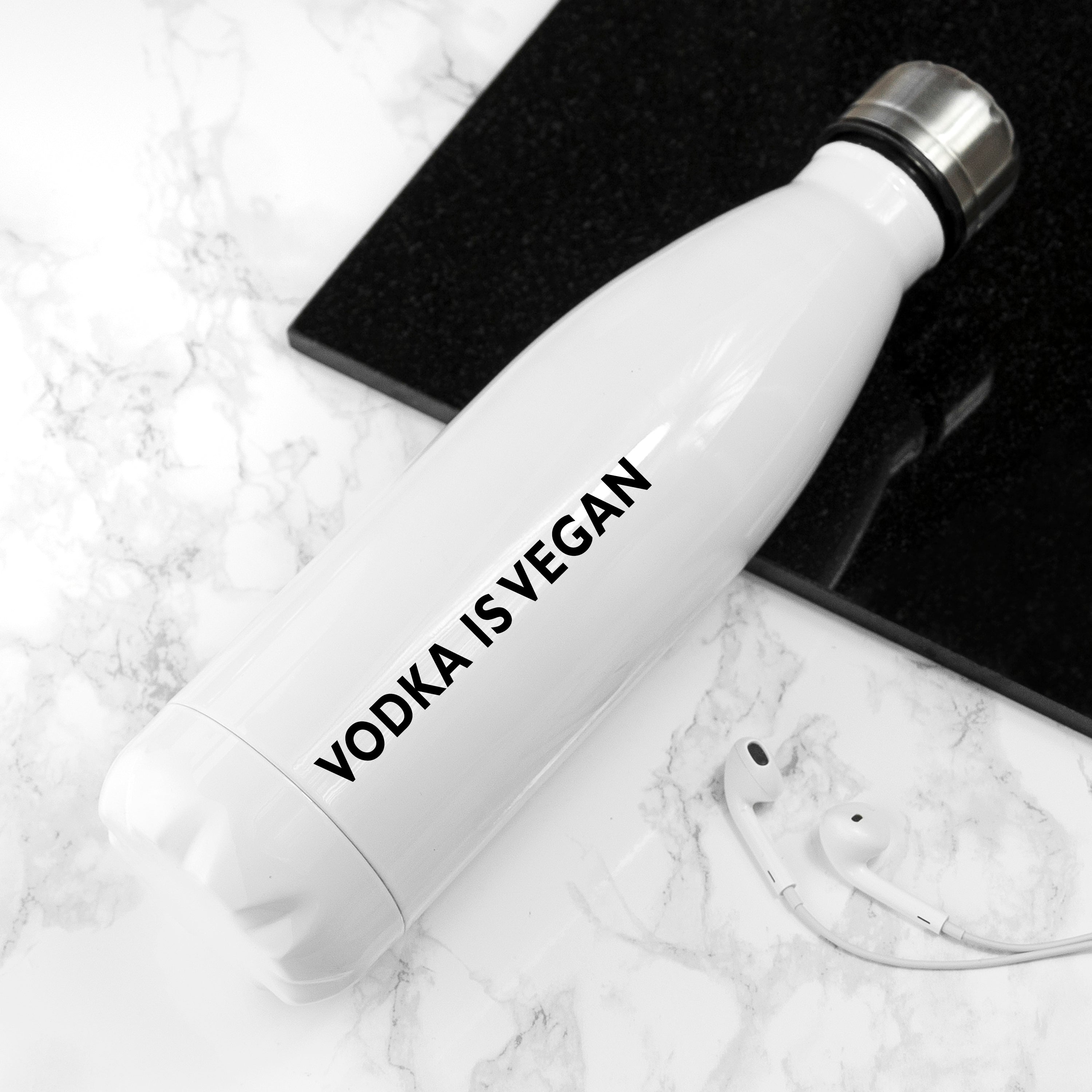 Vodka Is Vegan - Mouthy Water Bottle