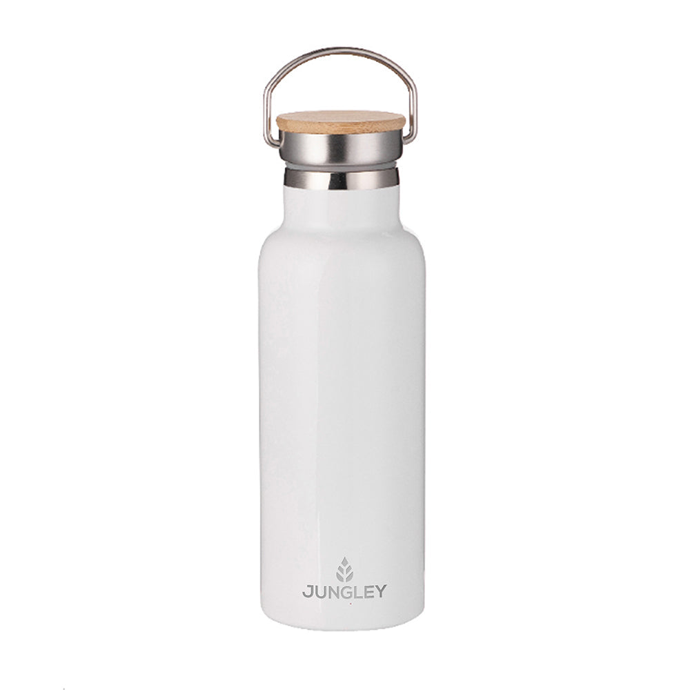 Personalised Water Bottle - Bamboo Lid