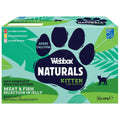 Webbox Natural Kitten Mixed Jelly Pouch 12x100g