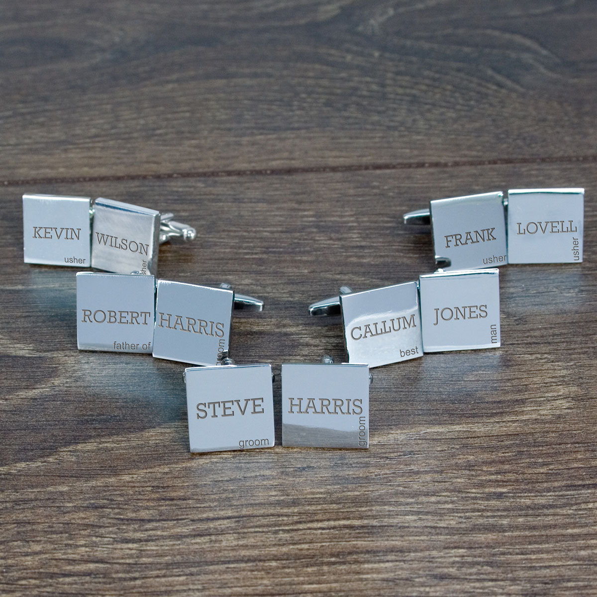 Wedding Group Cufflinks Set Of 5