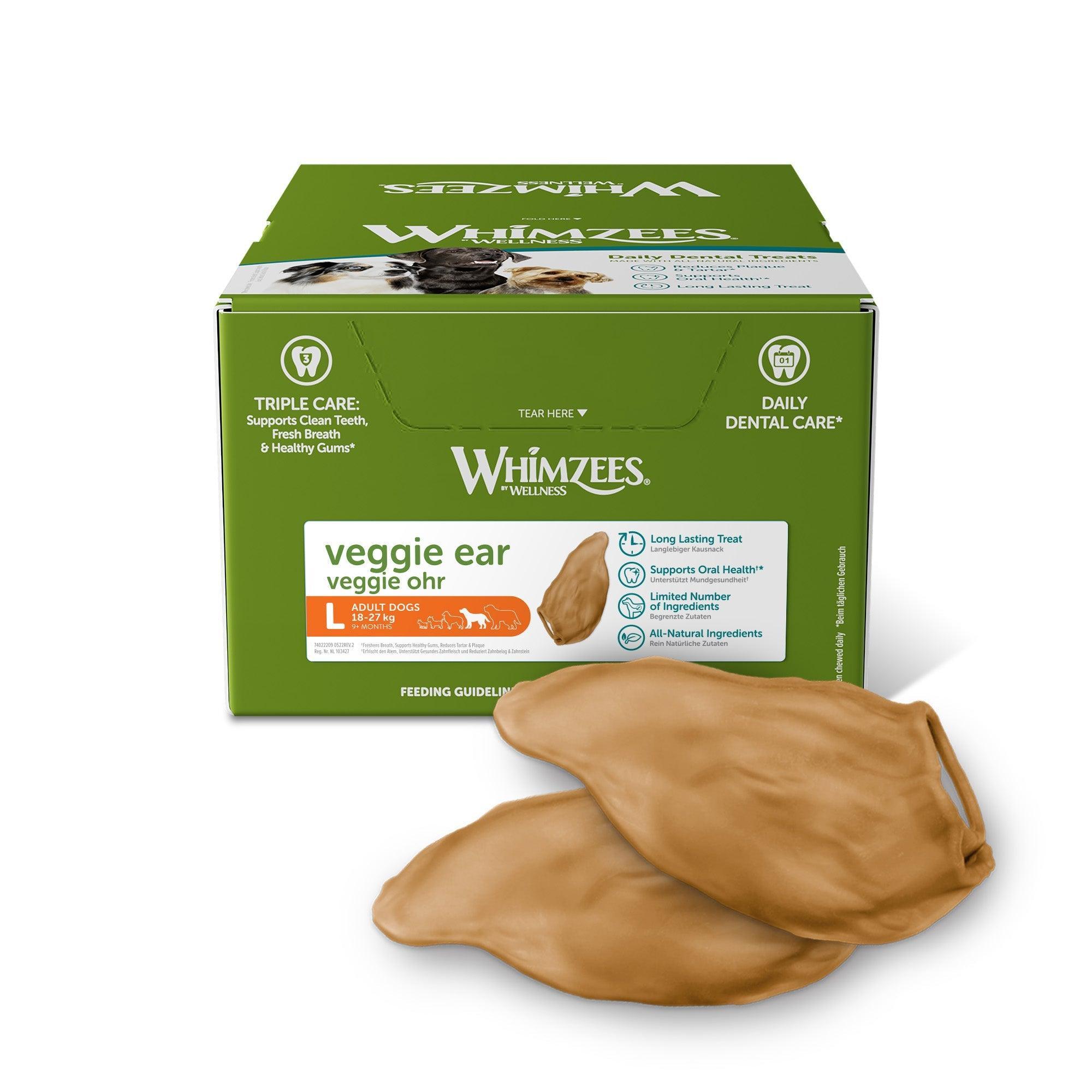 Whimzees Veggie Ear Large x 18