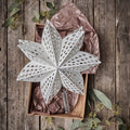 White Star Christmas Tree Topper