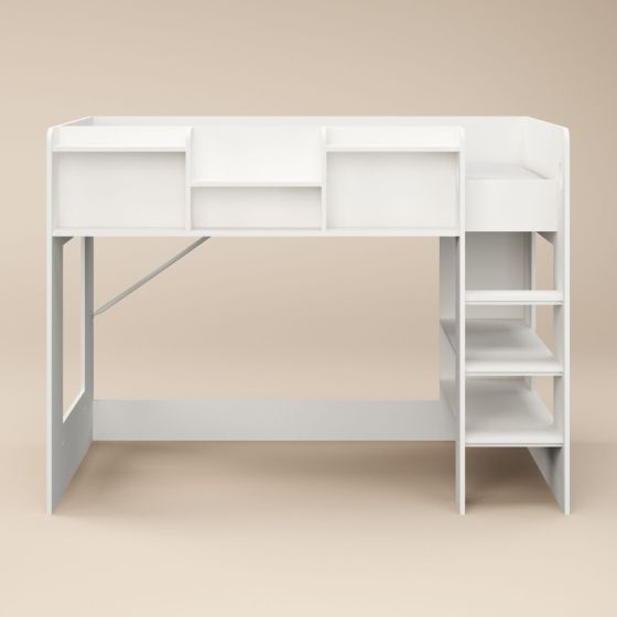 Flair Wizard Junior Mid High Sleeper Bed White