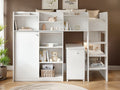 Flair Wizard Junior High Sleeper Workstation White