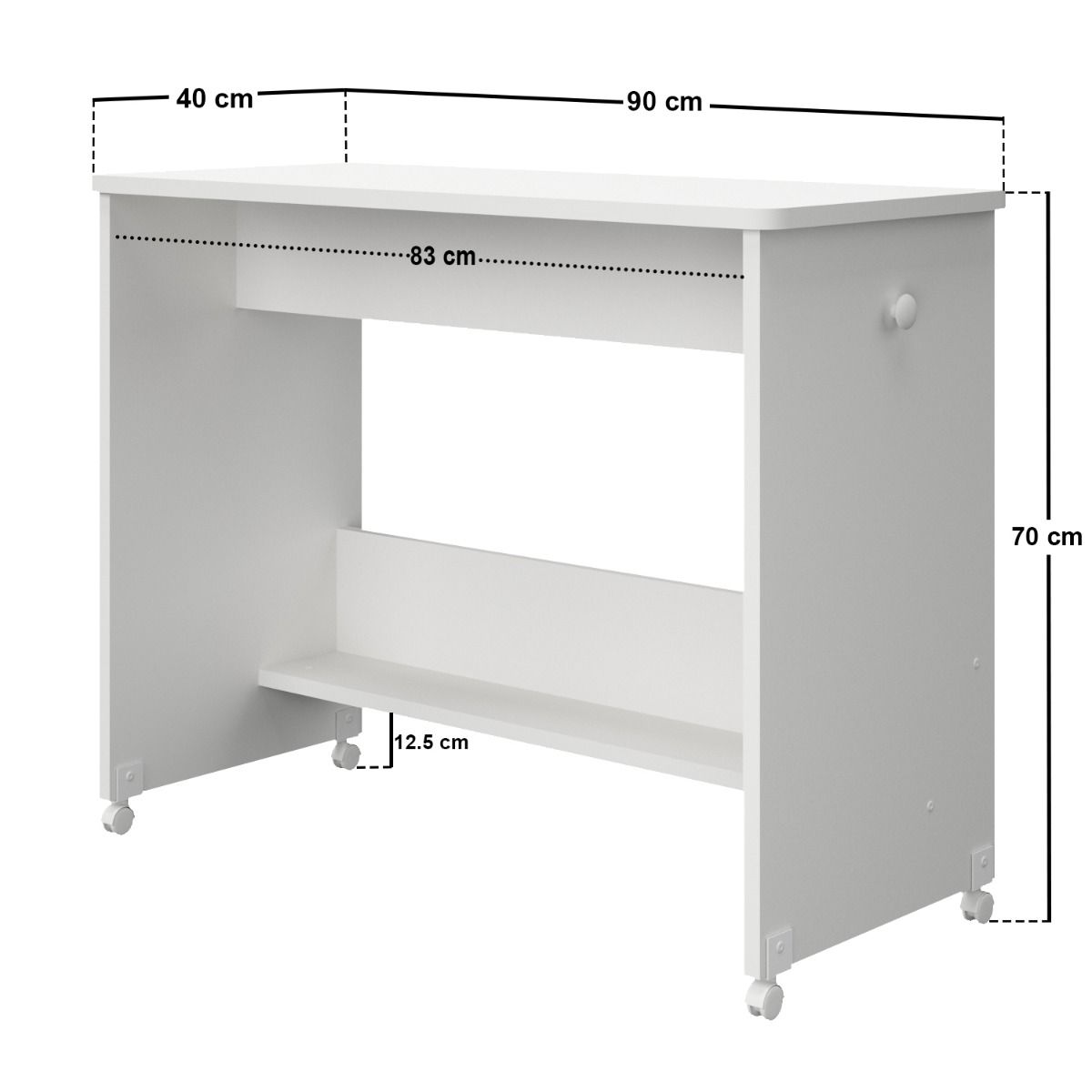 Flair Wizard Junior Mid High Sleeper Bed White