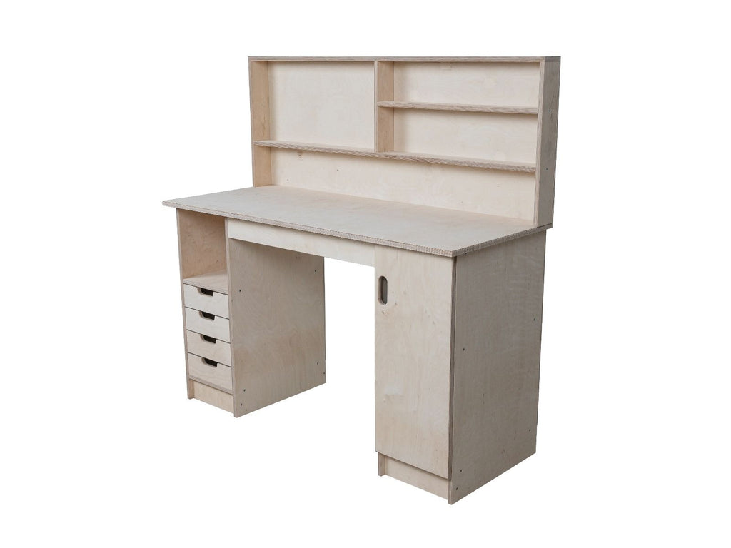 Multi-purpose wooden workbench, storage cabinet Olympus-7