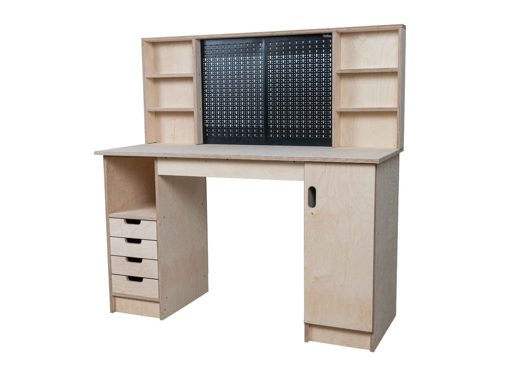 Multi-purpose wooden workbench, storage cabinet Olympus-7