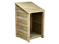 Wooden Premium Tongue/Groove Log Store (W-79cm, H-126cm or H-180cm, D-88cm)