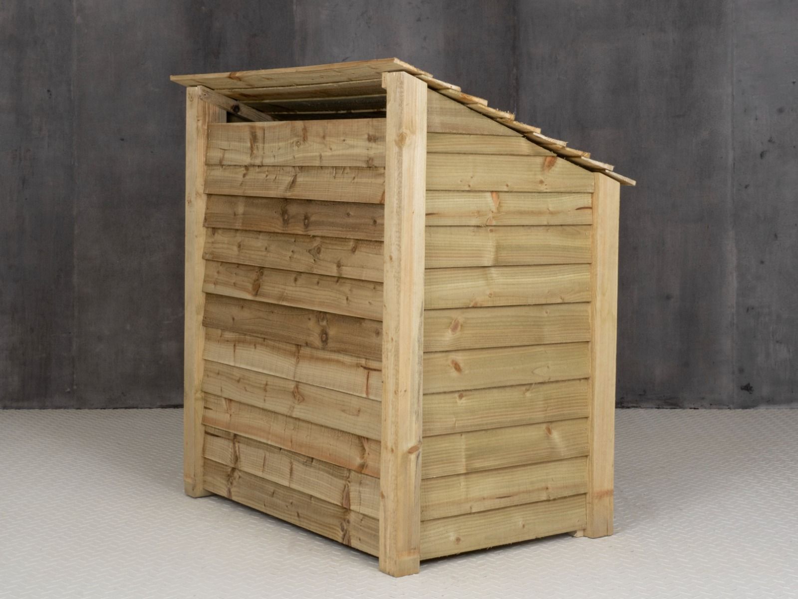 Wooden Log Store W-119cm, H-126cm Or 180cm, D-88cm