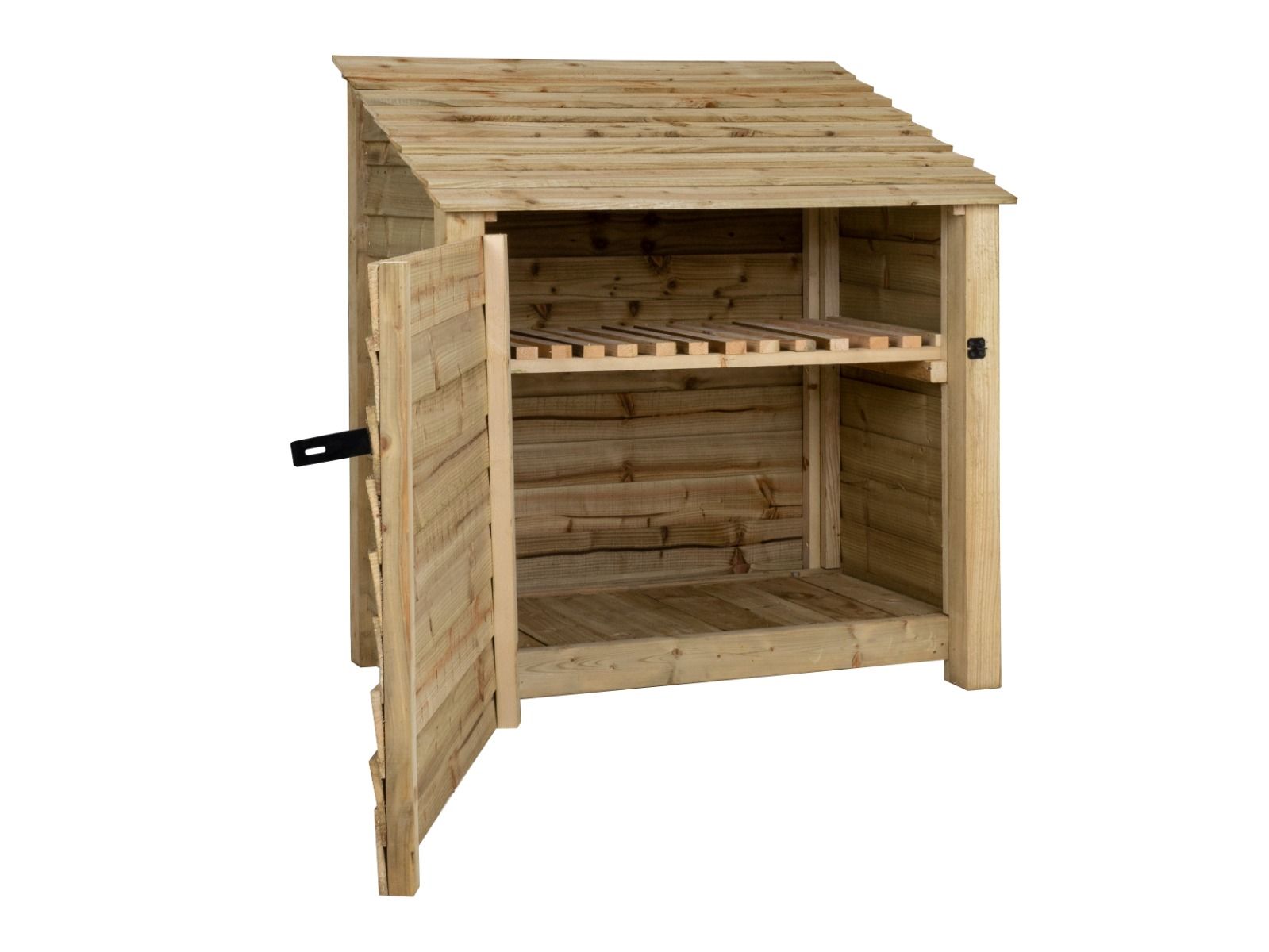 Wooden Garden Tool Storage with Shelf W-119cm, H-126cm or 180cm, D-88cm