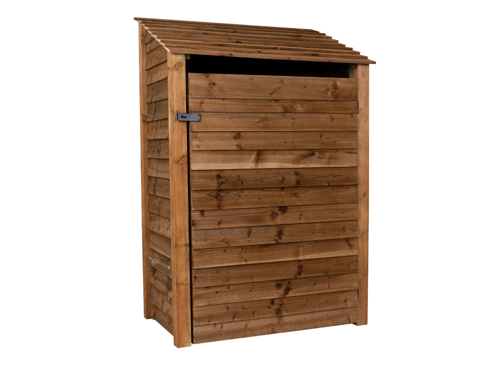 Wooden Garden Tool Storage W-119cm, H-126cm or 180cm, D-88cm - Brown Finish