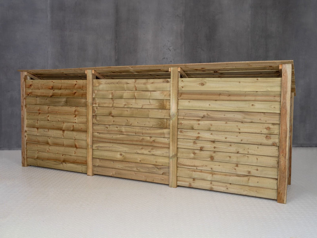 Wooden Garden Tool Storage W-335cm, H-126cm or 180cm, D-88cm