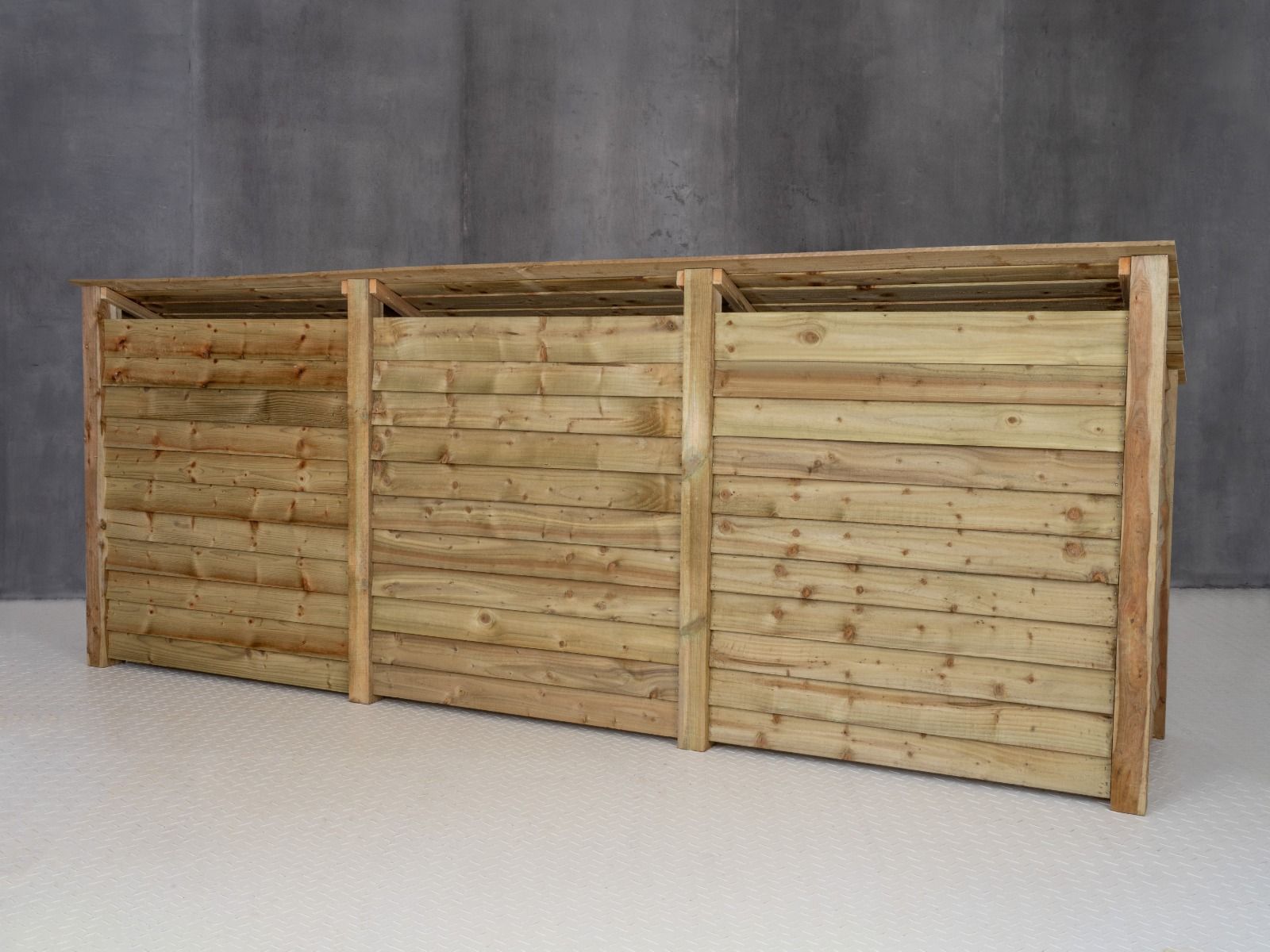 Wooden Garden Tool Storage W-335cm, H-126cm or 180cm, D-88cm