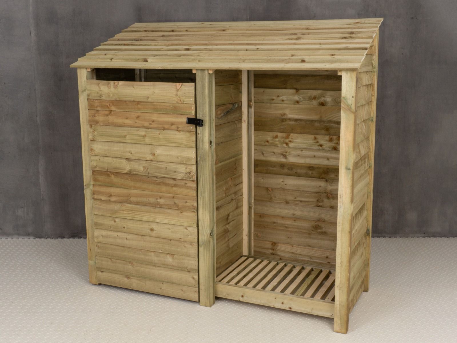 Wooden Garden Tool Storage W-187cm, H-126cm or 180cm, D-88cm