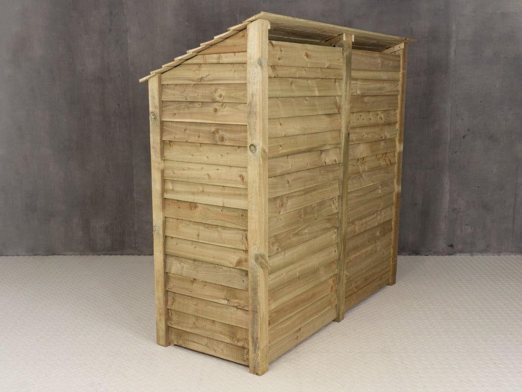 Wooden Log Store W-187cm, H-126cm or 180cm, D-88cm