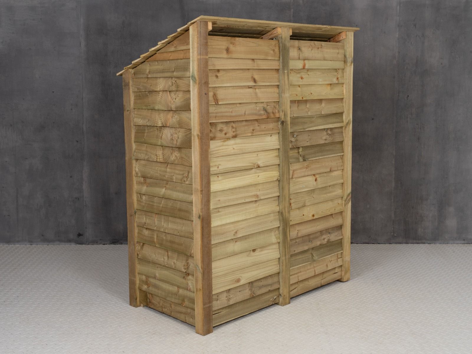 Wooden Log Store W-146cm, H-126cm or 180cm, D-88cm