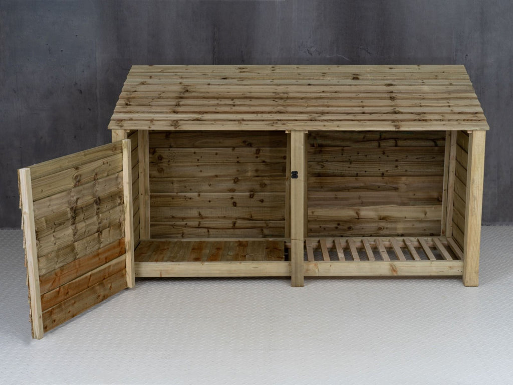 Wooden Garden Tool Storage W-227cm, H-126cm or 180cm, D-88cm