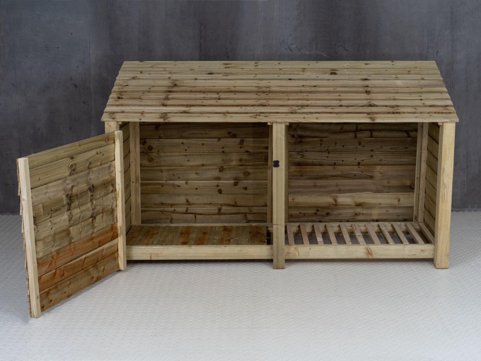 Wooden Garden Tool Storage W-227cm, H-126cm or 180cm, D-88cm