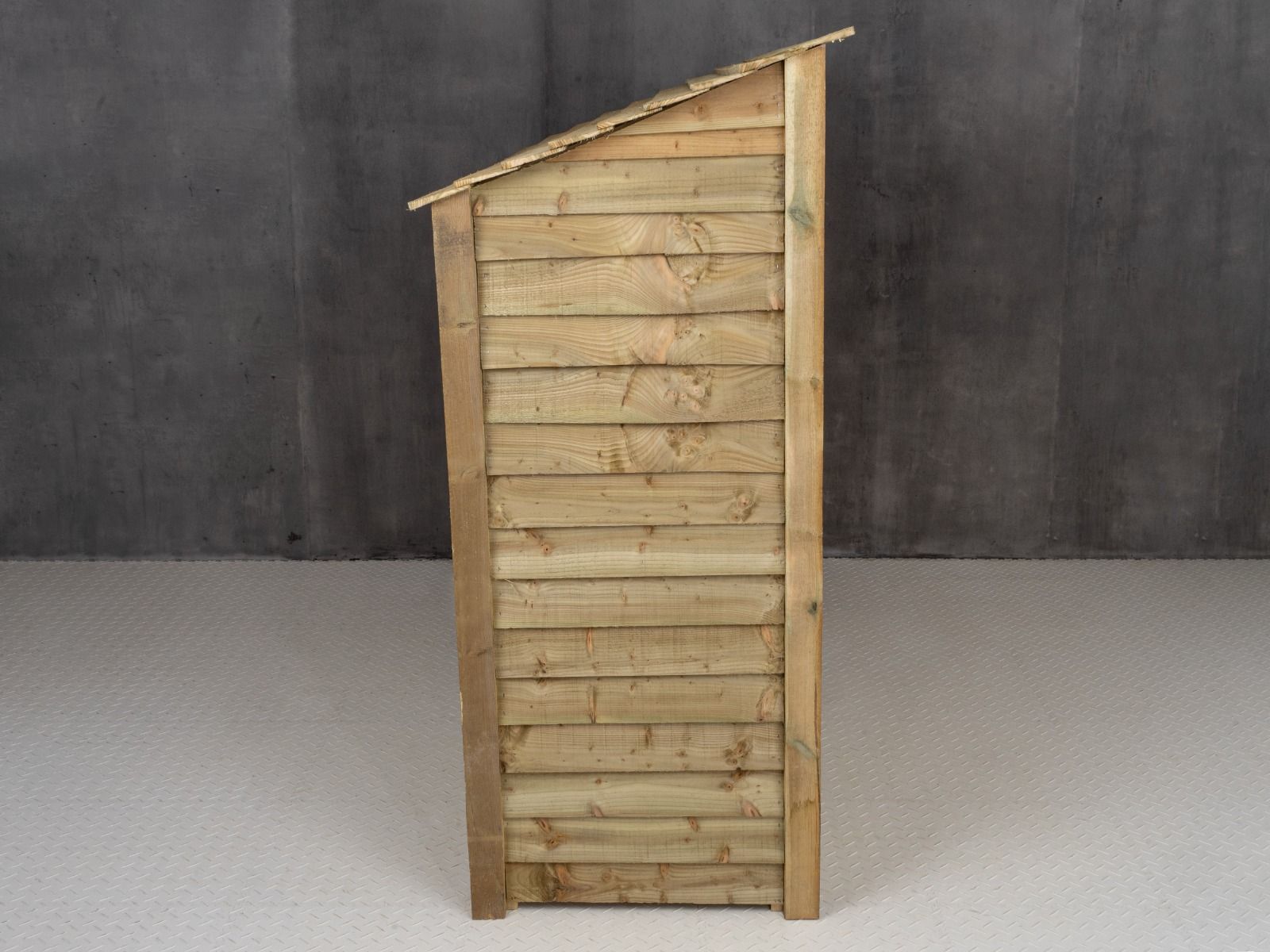 Wooden Log Store with Doors W-227cm, H-126cm or 180cm, D-88cm