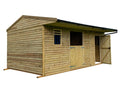 18ft x 12ft Field Shelter with Storage/Tack Feed Room V.4