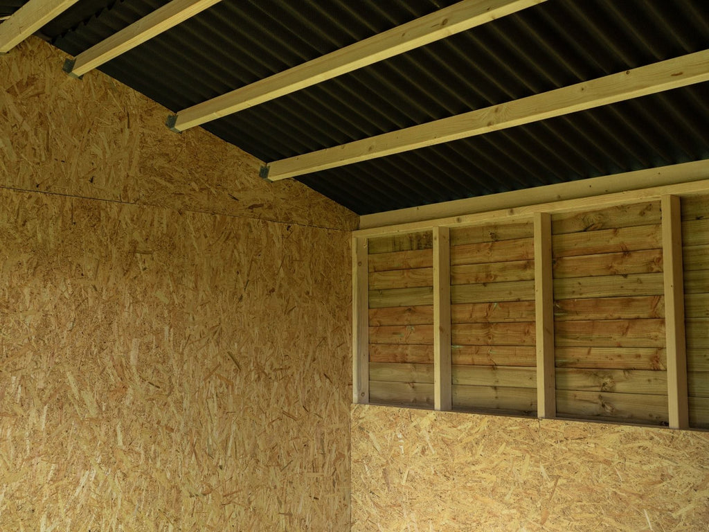 18ft x 12ft Field Shelter with Storage/Tack Feed Room V.4