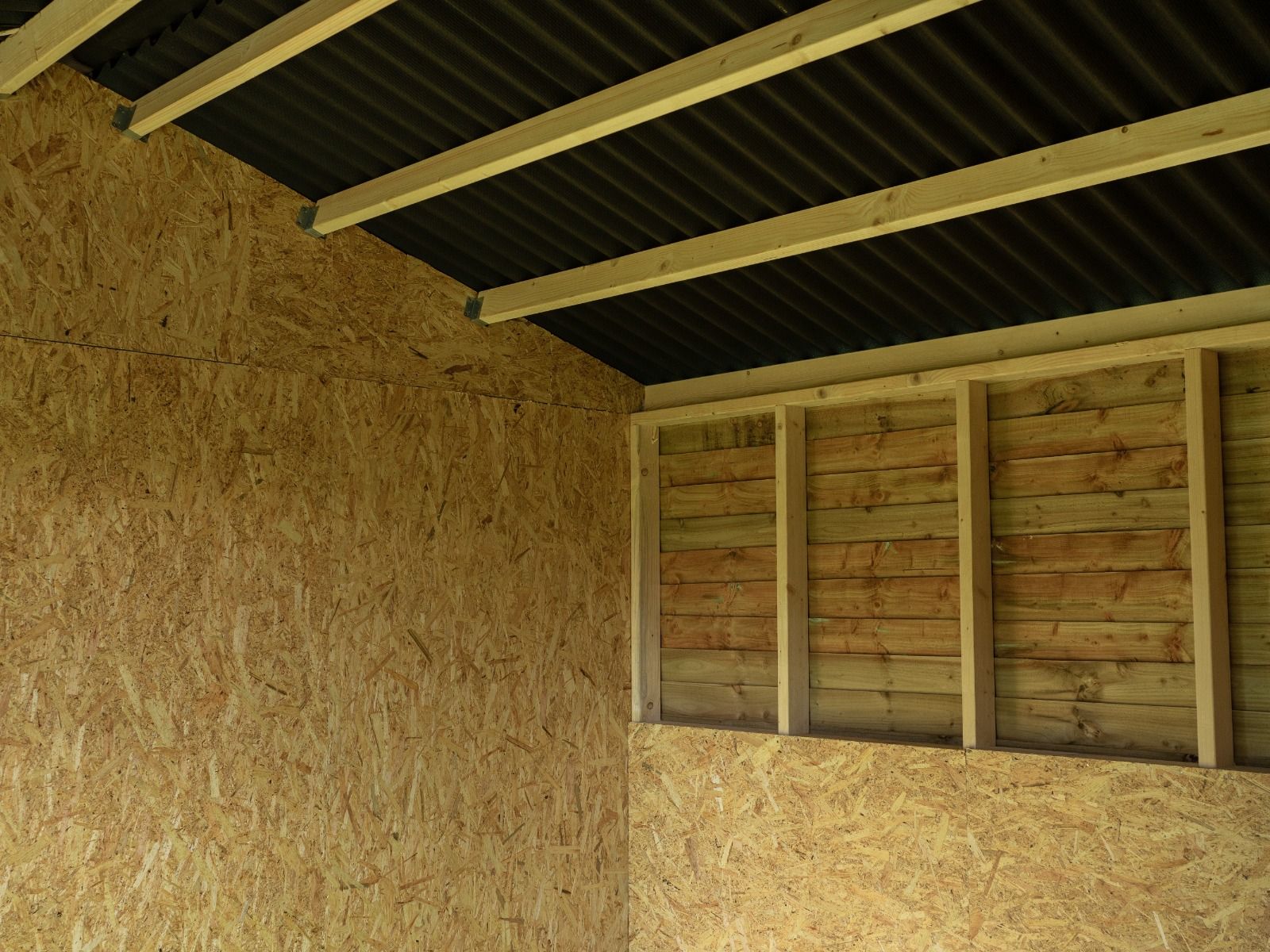 18ft x 12ft Field Shelter with Storage/Tack Feed Room V.4