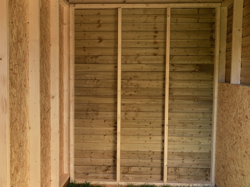 18ft x 12ft Field Shelter with Storage/Tack Feed Room V.4
