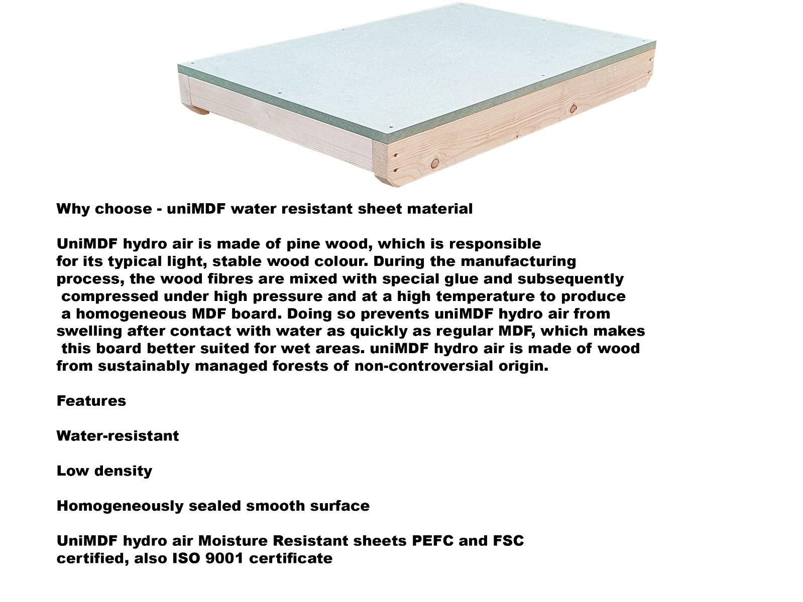 Wooden Workbench 18Mm UniMdf Moisture Resistant Top With Double Shelf