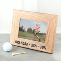 Personalised Wordsworth Collection Fun with Grandad Engraved Photo Frame