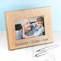 Personalised Wordsworth Collection Fun with Grandad Engraved Photo Frame