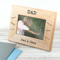 Personalised Wordsworth Collection Sentiments Dad Engraved Photo Frame