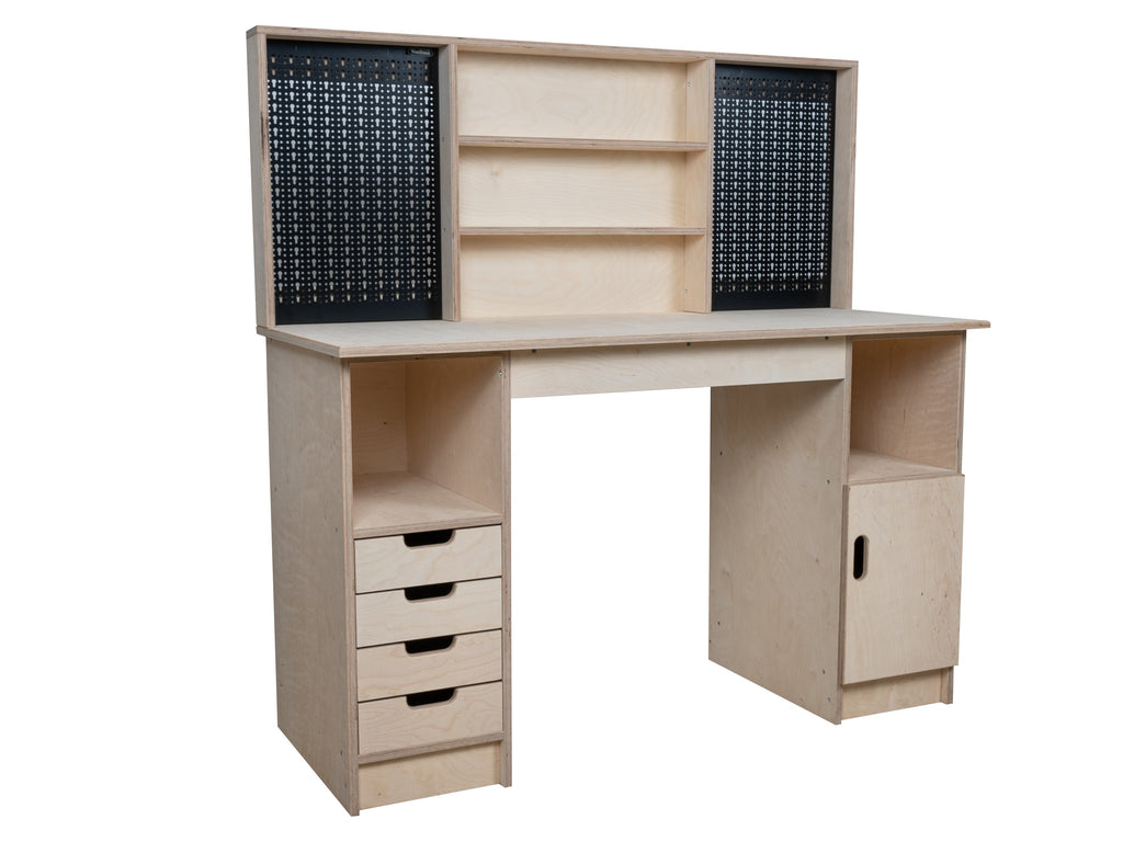 Multi-purpose wooden workbench, storage cabinet Olympus-1