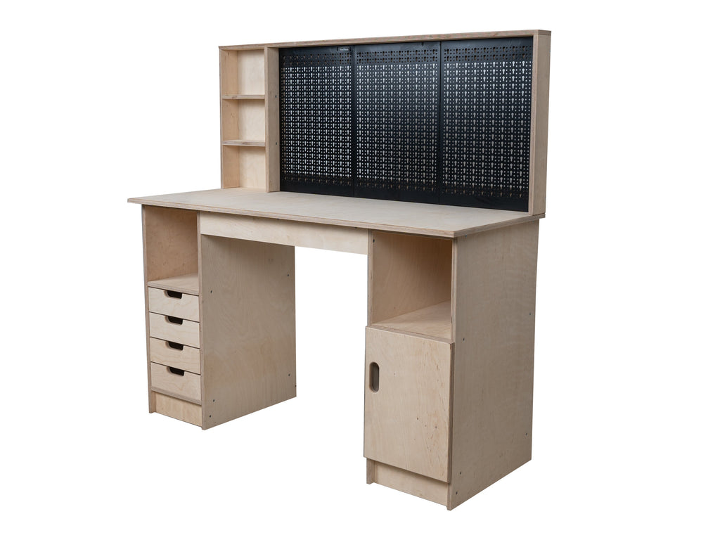 Multi-purpose wooden workbench, storage cabinet Olympus-1