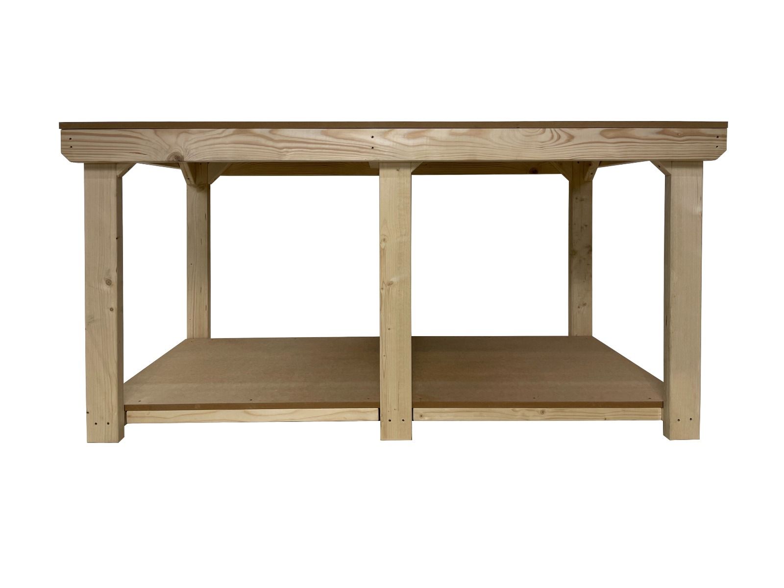 Wooden Workbench MDF Top Depth-3ft