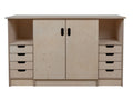 Multi-purpose wooden workbench, storage cabinet Olympus-10