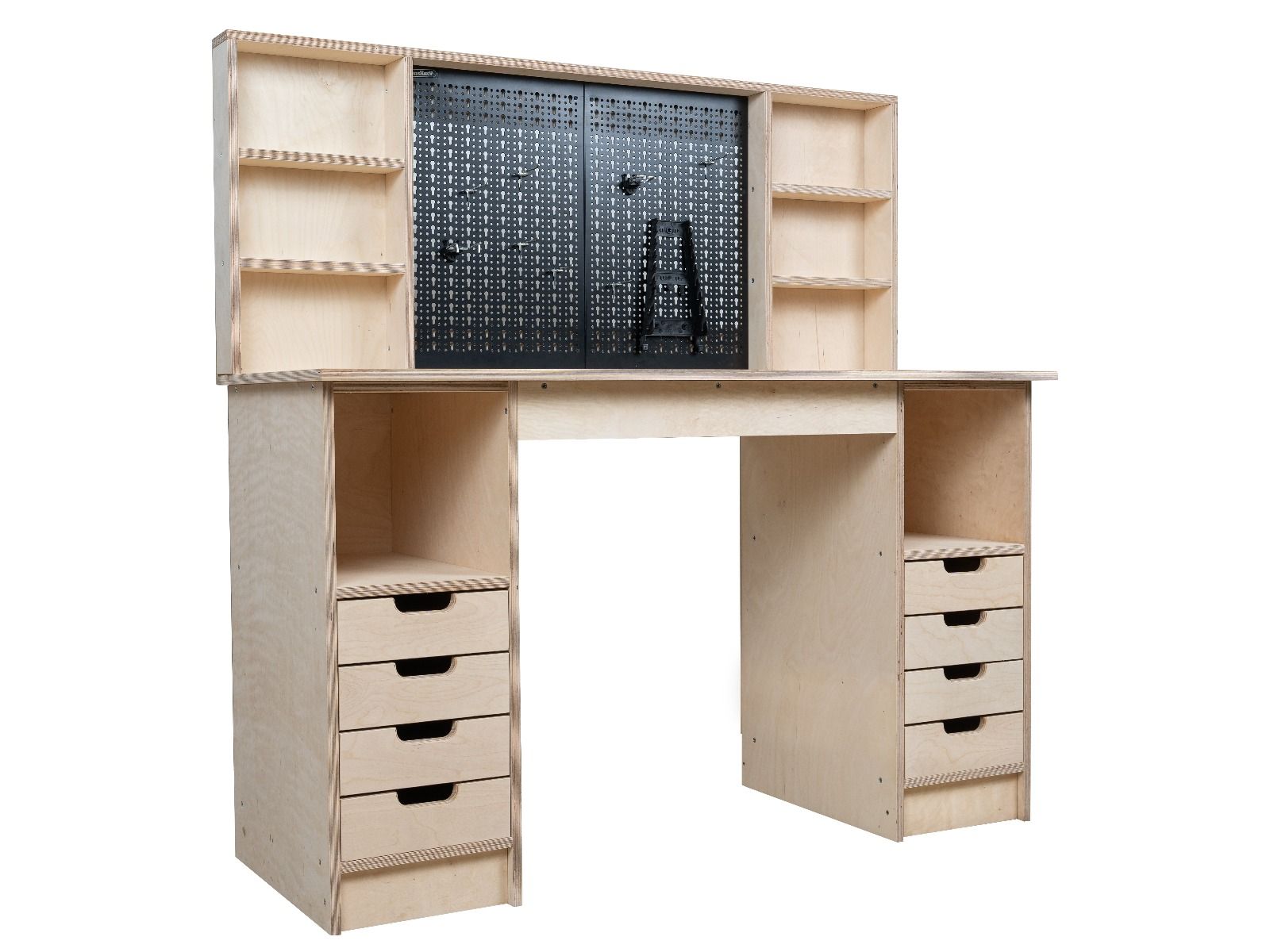 Multi-purpose wooden workbench, storage cabinet Olympus-2
