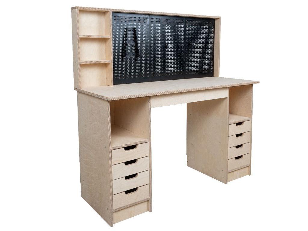 Multi-purpose wooden workbench, storage cabinet Olympus-2