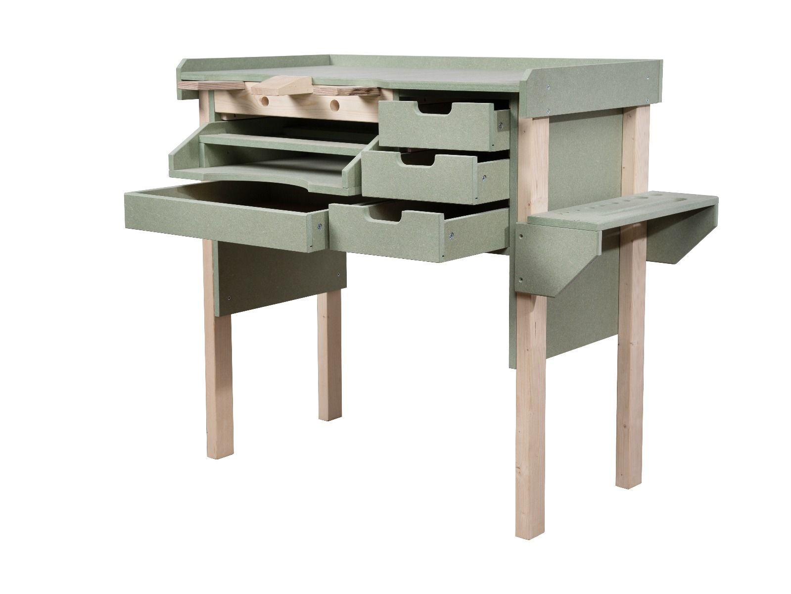 OpiFEX moisture resistant MDF top craftsman/jewellers workbench