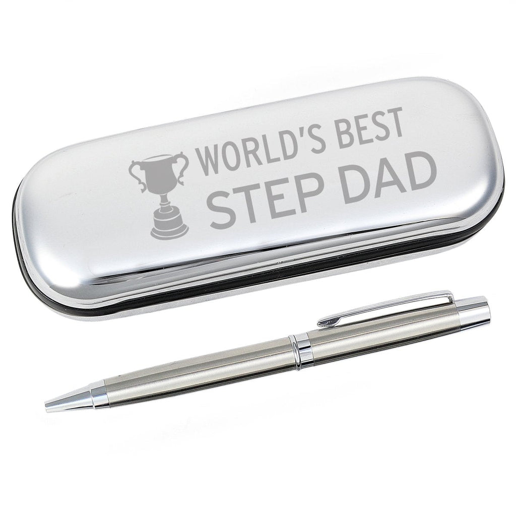 World's Best Step Dad Pen & Box