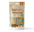 Yakers Mint/Tumeric Dog Chew Medium Twin Pack